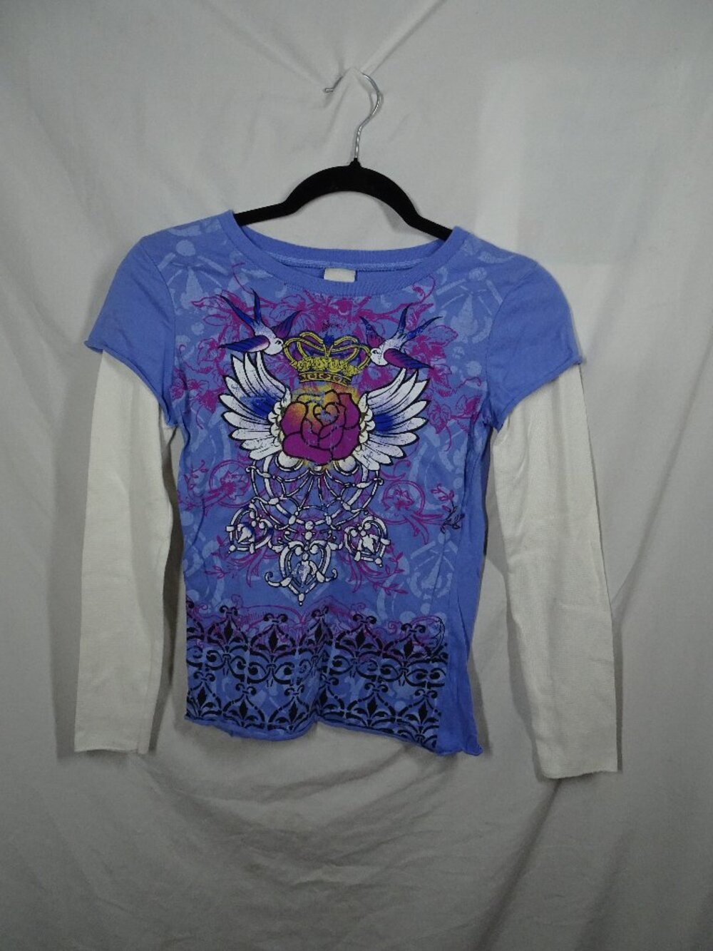 Xhilaration Girls Youth Long Sleeves Shirt Size L